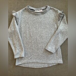 Girls sweater- Zara/ 4-5/ gray/ guc